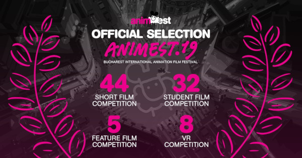 Producții inedite în 4 secțiuni din competiția internațională Animest.19