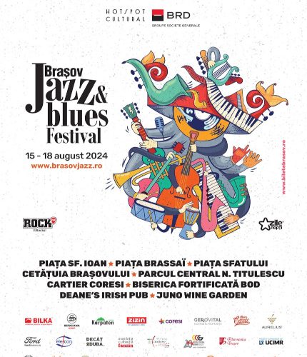 Brașov Jazz & Blues Festival, între 15 și 18 august, peste tot în Brașov