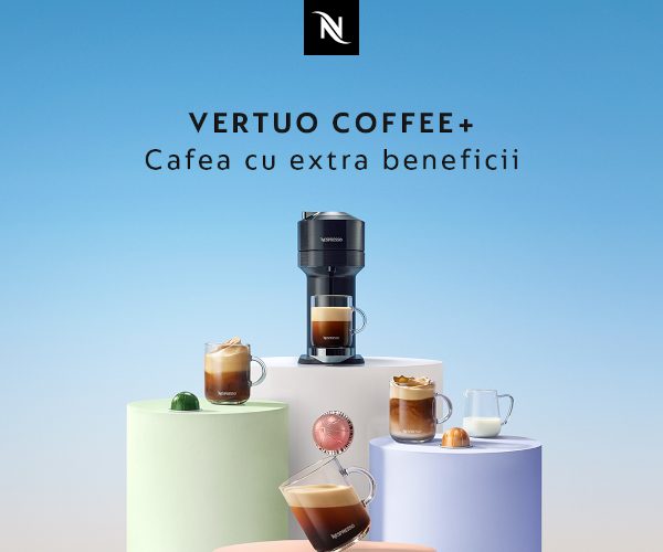 Prima gamă de cafea funcțională cu sortimente ce conțin vitamina B12, extract de ginseng sau extra cofeină este disponibilă acum pentru toți clienții Nespresso