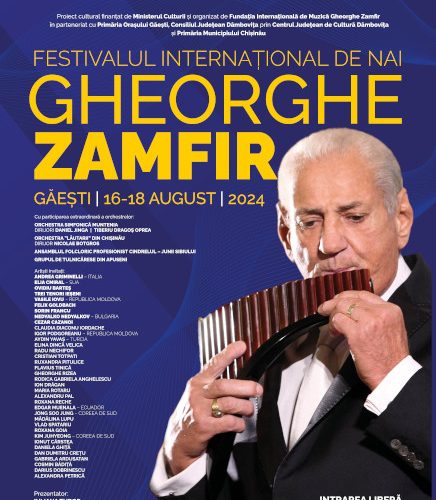 afis Festivalul International de Nai Gheorghe Zamfir 2024