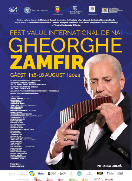 afis Festivalul International de Nai Gheorghe Zamfir 2024