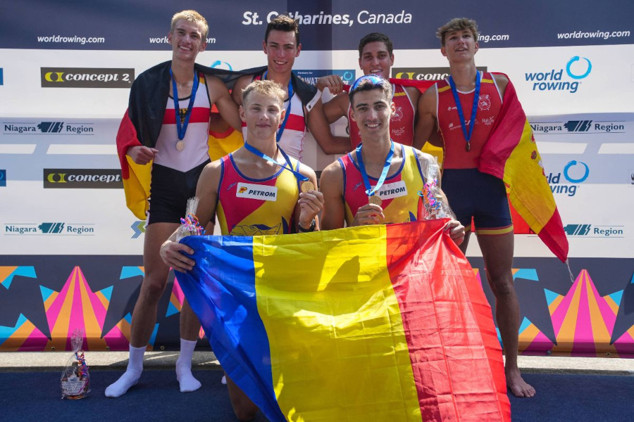 Canotorii români au obținut 7 medalii de aur la Campionatele Mondiale din Canada. România, locul 1 pe națiuni!