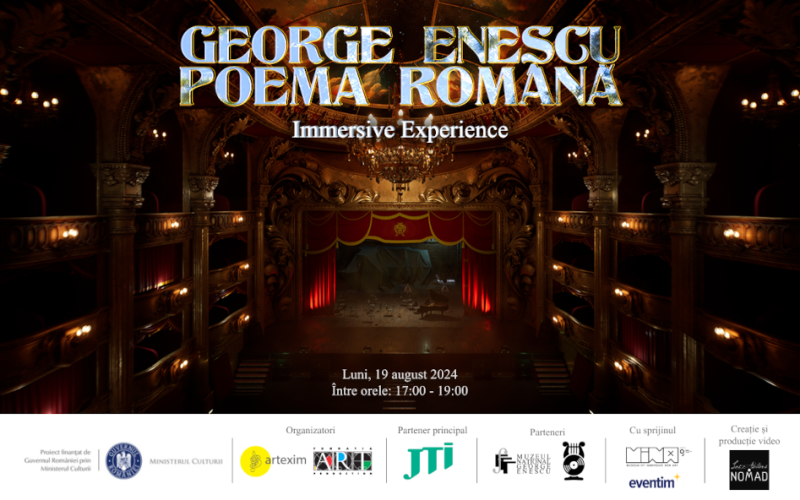 ZIUA ENESCU la MINA – Museum of Immersive New Art: George Enescu – Poema Română: Immersive Experience