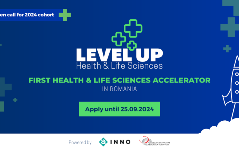 INNO Înscrieri deschise pentru acceleratorul dedicat start-upurilor din sănătate și științele vieții