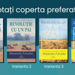 Editura ap! implică cititorii în alegerea copertei pentru cartea care va revoluționa modul în care ne cultivăm alimentele: Revoluție cu un pai, de Masanobu Fukuoka