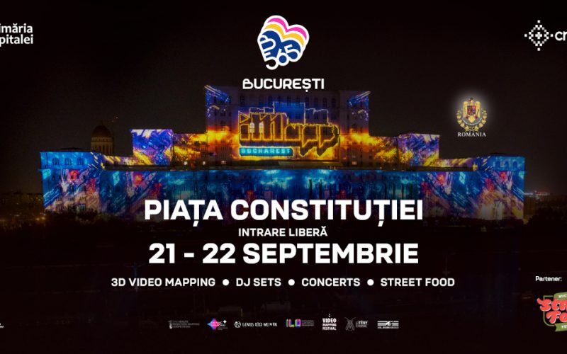 Vino să sărbătorești 565 de ani de București, pe 21 și 22 septembrie 2024, în Piața Constituției