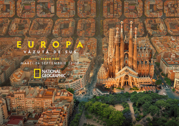 National Geographic anunță premiera sezonului 6 din „Europa văzută de Sus” pe 24 septembrie