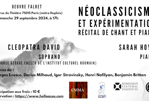 100 de ani de revoluție muzicală la Paris. Neoclasicism și experiment cu Cleopatra David și Sarah Hoyt