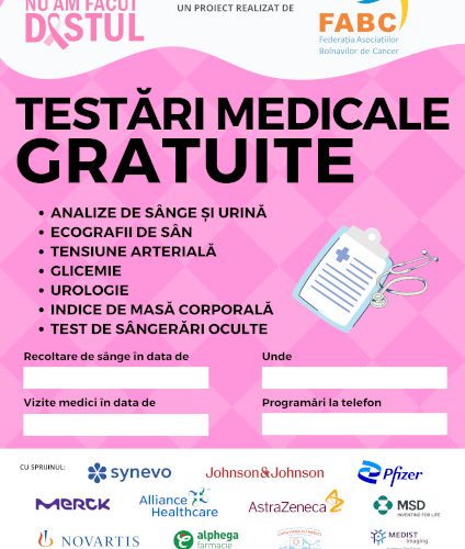 Testări medicale gratuite în mediul rural – caravana „Nu am făcut destul” ajută la depistarea bolilor oncologice