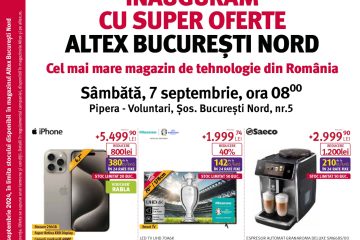 Altex deschide cel mai mare magazin de tehnologie din România, în zona București-Nord