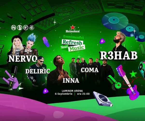 Heineken sparge tiparele muzicale cu o nouă ediție a evenimentului Refresh Your Music