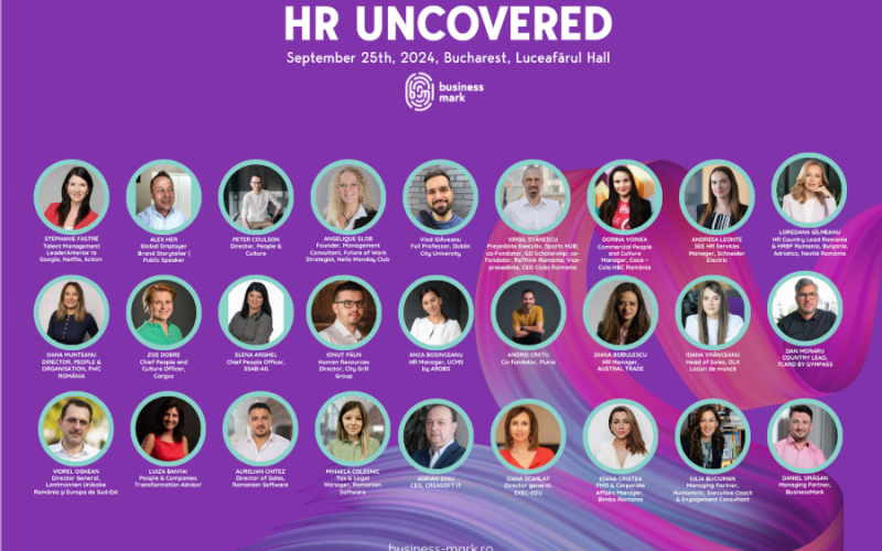 HR Uncovered 2024: 27 de lideri români și internaționali discută despre călătoria de devenire profesională și leadership