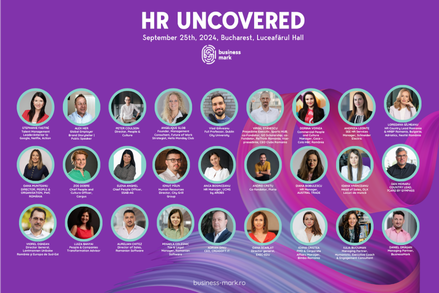 HR Uncovered 2024: 27 de lideri români și internaționali discută despre călătoria de devenire profesională și leadership