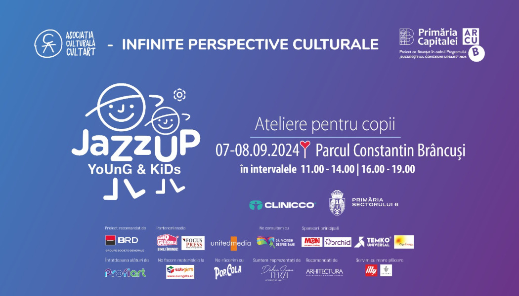 JazzUP Young & Kids: Un weekend cu ateliere gratuite Drumul Taberei