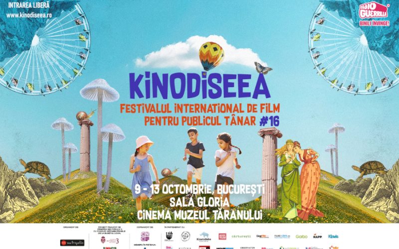 KINOdiseea #16 – Festivalul internațional de film pentru publicul tânăr,  între 9 și 13 octombrie, la București