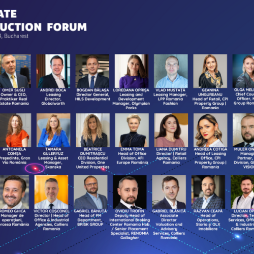 A XIX-a ediție a „Real Estate & Construction Forum”: Peste 25 de lideri din industrie analizează provocările și oportunitățile sectorului imobiliar