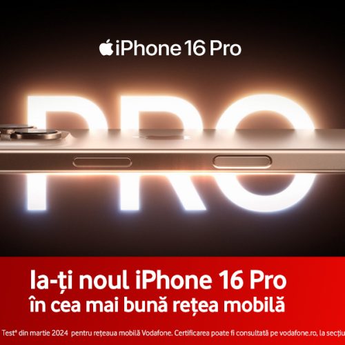 Seria iPhone 16 este disponibila pentru precomanda la Vodafone Romania