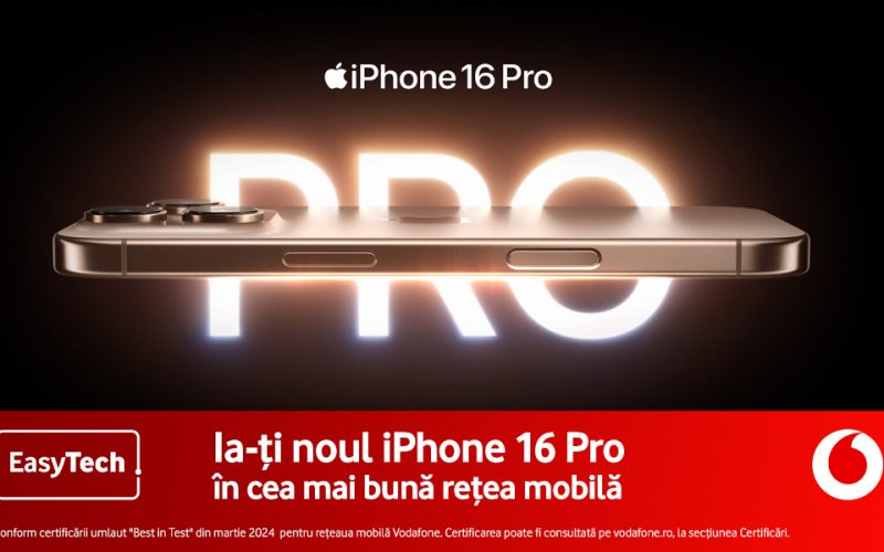 Seria iPhone 16 este disponibila pentru precomanda la Vodafone Romania