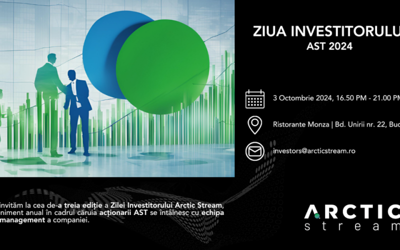 Arctic Stream vă invită la „Ziua Investitorului” pe 3 octombrie 2024