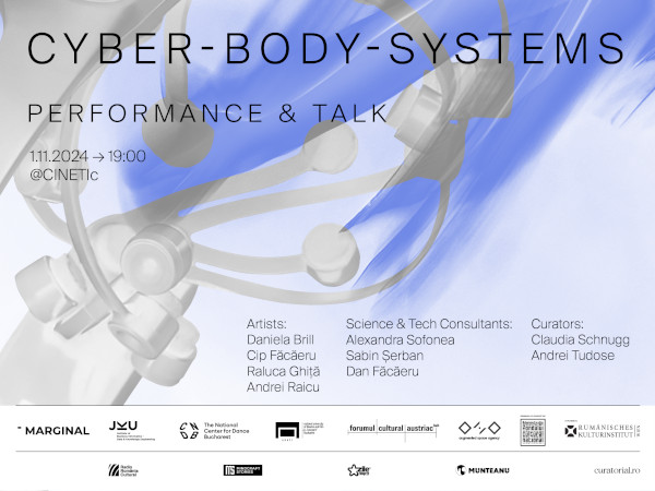 Cyber-Body-Systems: explorări imersive între corp și digital – performance și discuții la București