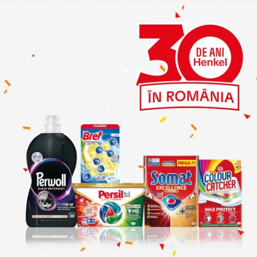 Brandurile Henkel sărbătoresc 30 de ani de inovație pe piața din România, printr-o campanie aniversară specială