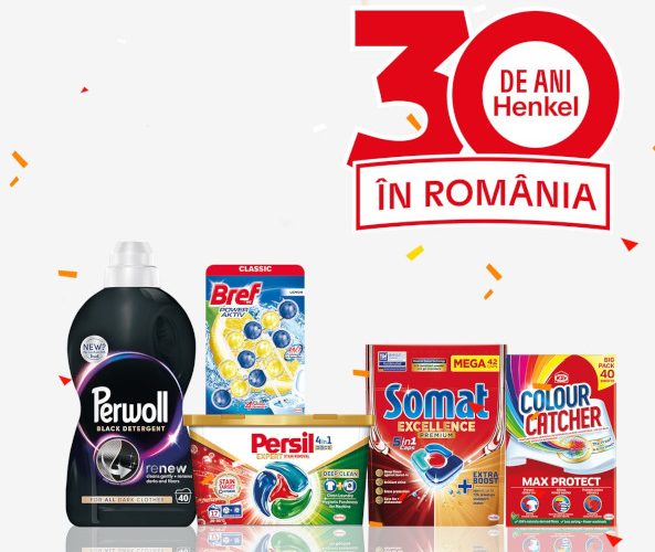 Brandurile Henkel sărbătoresc 30 de ani de inovație pe piața din România, printr-o campanie aniversară specială