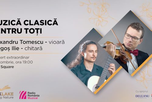 Muzică clasică pentru toți: violonistul Alexandru Tomescu și chitaristul Dragoș Ilie, la ParkLake Shopping Center din București