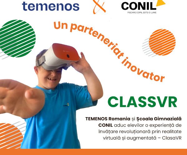 TEMENOS Romania și Școala CONIL aduc elevilor o experiență de învățare revoluționară prin realitate virtuală și augmentată – ClasaVR