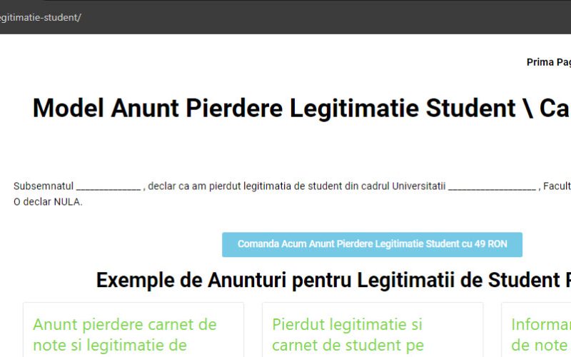 Tot ce trebuie să știi despre anunțul pierderii legitimației de student: ghid complet și detaliat