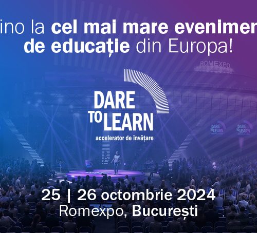 Au mai rămas doar opt zile până la startul Dare to Learn – cel mai mare eveniment din Europa dedicat inovației în educație