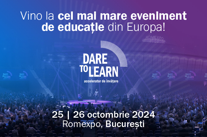 Au mai rămas doar opt zile până la startul Dare to Learn – cel mai mare eveniment din Europa dedicat inovației în educație