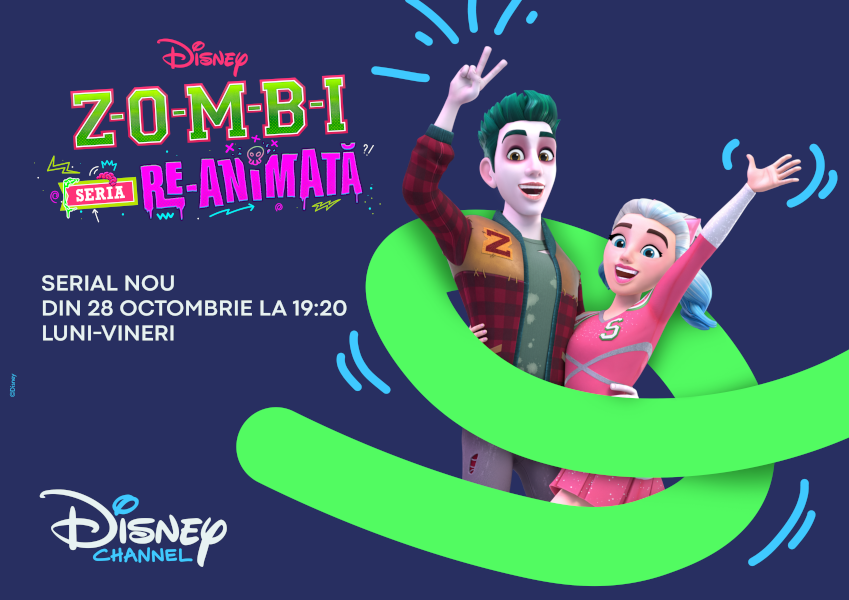 Disney Channel lansează noul serial „ZOMBI: Seria Re-Animată” pe 28 octombrie