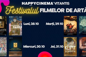 Festivalul filmelor de artă la Happy Cinema Vitantis: o călătorie vizuală prin marile capodopere ale lumii