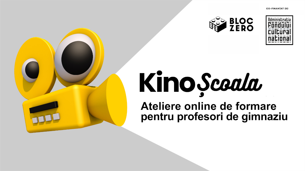 KinoȘcoala revine cu o nouă serie de ateliere online pentru profesorii de gimnaziu