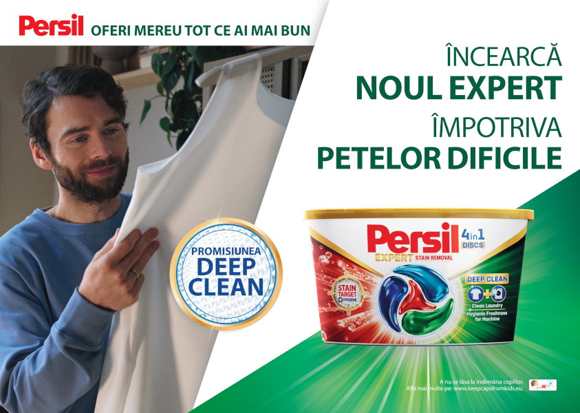 Lansarea noii variante Persil 4in1 Discs Expert Stain Removal