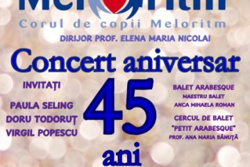 Corul Meloritm, concert aniversar grandios pe 1 noiembrie, la Palatul Național al Copiilor din București. Intrare liberă