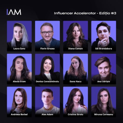 18 Mentori din Publicitate și Social Media sunt profesorii din ediția a 3-a Influencer Accelerator (IAM)