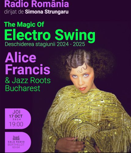 De la Berlin la București: ALICE FRANCIS deschide stagiunea BIG BAND-ului RADIO, cu un concert de ELECTRO-SWING