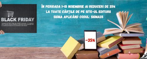 Editura Sigma dă startul campaniei de Black Friday cu reduceri de până la 35%