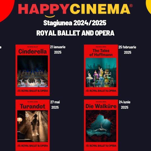 Happy Cinema aduce magia spectacolelor Royal Ballet and Opera, de pe scenele prestigioase din Londra, în sala de cinema