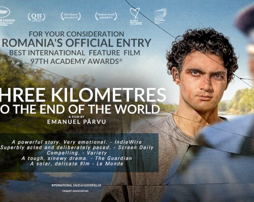 „Trei kilometri până la capătul lumii” reprezintă România în cursa pentru Premiile Academiei Americane de Film