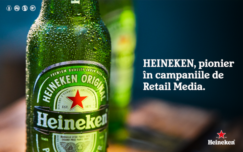 Heineken® UEFA Champions League, prima campanie de retail media de pe piața berii din România