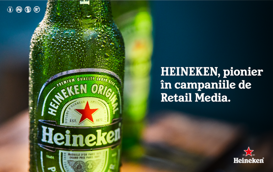 Heineken® UEFA Champions League, prima campanie de retail media de pe piața berii din România