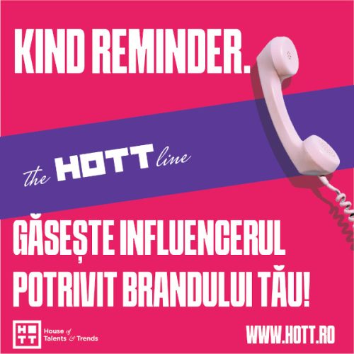 HOTT – un nou partener creativ de business pe segmentul influencer marketing