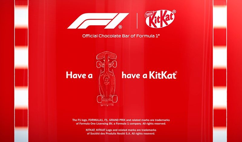 KitKat® devine batonul oficial de ciocolată al F1®