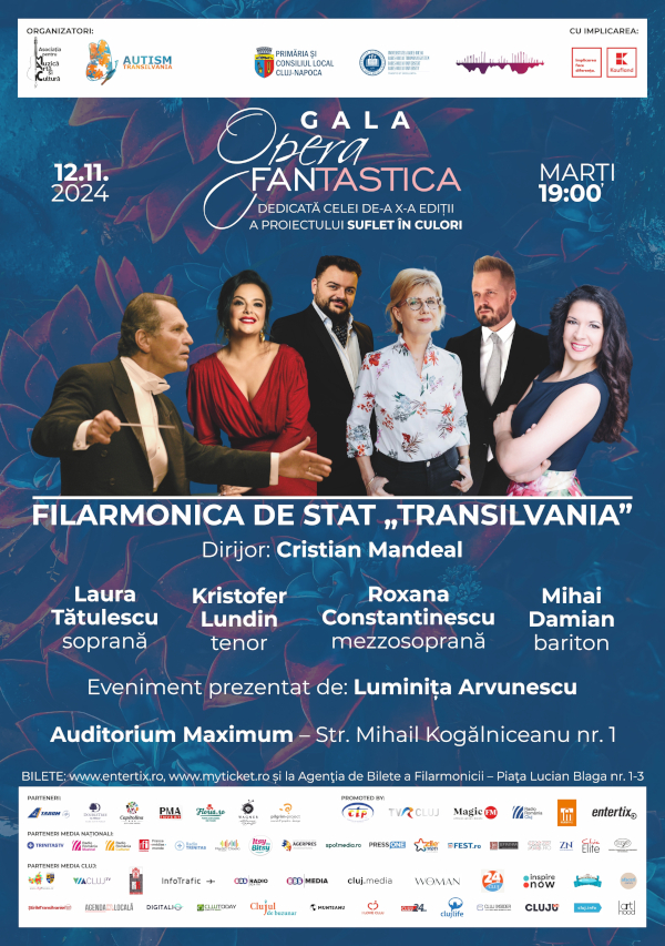 Gala Opera Fantastica pe scena Auditoriumului Maximum din Cluj-Napoca