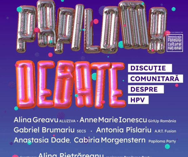 Proiectul artistic Papiloma Party se încheie cu o discuție comunitară despre HPV pe 13 noiembrie, la Heavy Yard