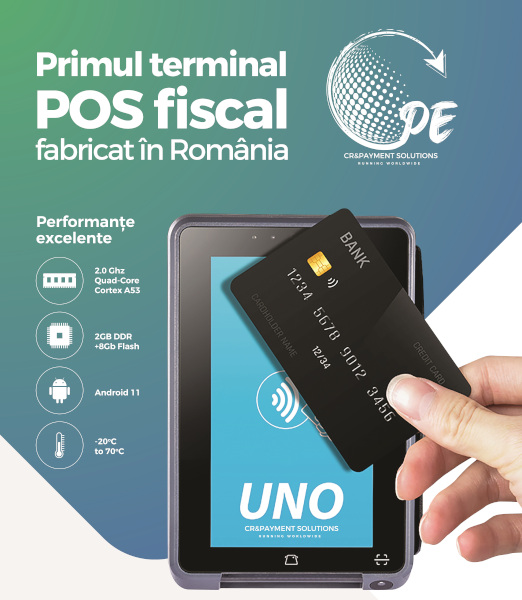 Lansarea UNO – Primul terminal fiscal POS realizat integral în România