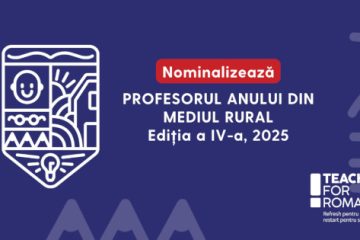 Nominalizări deschise pentru Gala „Profesorul Anului în mediul rural” 2025, organizată de Teach for Romania