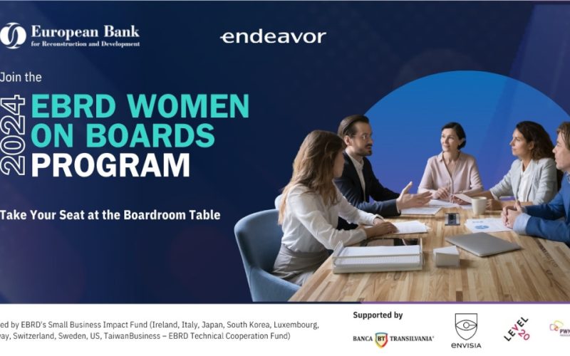 Susţinere din partea Programului BERD Women on Boards în România